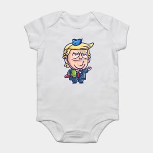 The King of Twitter Baby Bodysuit